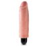 King Cock 6 Stiffy - vodoodporen, realističen vibrator (15 cm) - naravni 