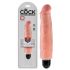 King Cock 7 Stiffy - vodoodporen, realističen vibrator (18 cm) - naravni 