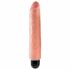 King Cock 10 Stiffy - vodoodporen, realističen vibrator (25 cm) - naravni 