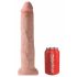 King Cock 13 - velikanski realistični dildo (33 cm) - naravni 