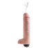 King Cock 10 - realističen dildo za brizganje (25 cm) - naravni 