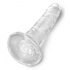 King Cock Clear 6 - lepljivi dildo (15 cm) 