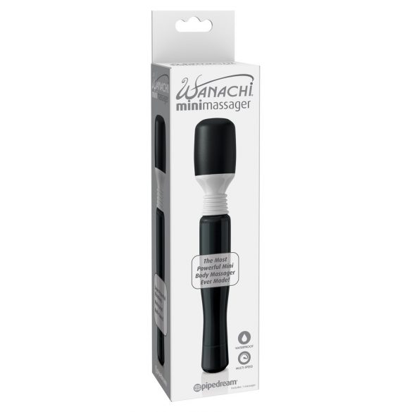 Wanachi Wand - mini masažni vibrator (črn) 