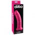 Dillio 8 - pripenjalni, realistični dildo (20 cm) - roza 