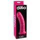 Dillio 8 - pripenjalni, realistični dildo (20 cm) - roza 