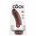 King Cock 8 dildo (20cm) - rjava