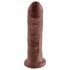 King Cock 8 dildo (20cm) - rjava