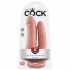 King Cock Double Penetrator - realistični dvojni dildo (naravni) 