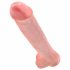 King Cock 15 - prisesek dildó s testisi (38 cm) - naraven