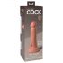 King Cock Elite 6 - pripenjalni, realistični dildo (15 cm) - naravni 