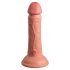 King Cock Elite 6 - pripenjalni, realistični dildo (15 cm) - naravni 