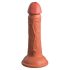 King Cock Elite 6 - pripenjalni, realistični dildo (15 cm) - temen 