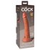 King Cock Elite 7- pripenjalni, realistični dildo (18 cm) - temno naraven 