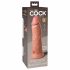 King Cock Elite 8 - pripenjalni, realistični dildo (20 cm) - naravni 