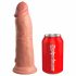 King Cock Elite 8 - pripenjalni, realistični dildo (20 cm) - naravni 