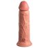 King Cock Elite 8 - pripenjalni, realistični dildo (20 cm) - naravni 