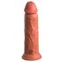 King Cock Elite 8 - pripenjalni, realistični dildo (20 cm) - temno naraven 