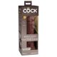 King Cock Elite 8 - pripenjalni, realistični dildo (20 cm) - rjav 