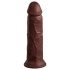 King Cock Elite 8 - pripenjalni, realistični dildo (20 cm) - rjav 