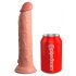 King Cock Elite 9 - pripenjalni, realistični dildo (23 cm) - naravni 