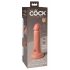 King Cock Elite 6 - pripenjalni, realistični dildo (15 cm) - naravni 