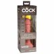 King Cock Elite 6 - pripenjalni, realistični dildo (15 cm) - temno naraven 