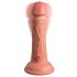 King Cock Elite 6 - pripenjalni, realistični dildo (15 cm) - temno naraven 