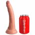 King Cock Elite 7 - radijsko krmiljen vibrator (18 cm) - naravni 