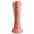 King Cock Elite 7 - radijsko krmiljen vibrator (18 cm) - naravni 