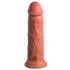 King Cock Elite 8 - pripenjalni, realistični dildo (20 cm) - temno naraven 