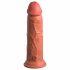 King Cock Elite 8 - pripenjalni, realistični dildo (20 cm) - temno naraven 