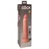 King Cock Elite 9 - radijsko voden, realističen vibrator (23 cm) - naravni 