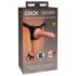 King Cock Elite za začetnike - strap-on dildo s pasovi (naravni) 