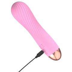   Cuties Mini - Spiralni vibrator z možnostjo polnjenja, vodoodporen (roza)
