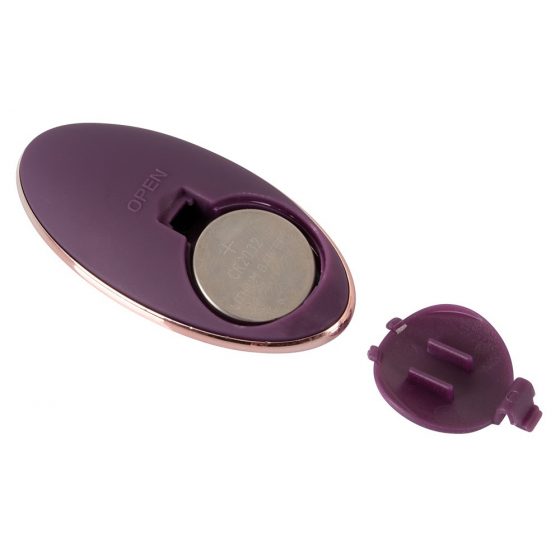 Javida Shaking Love - vibrirajoče jajce na baterije, radijsko vodeno, pulzirajoče (vijolično)
