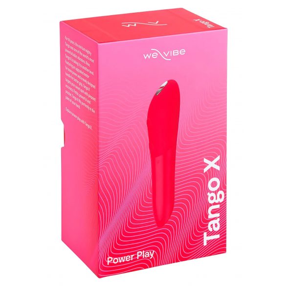 We-Vibe Tango X - vodoodporni vibrator za drogove, ki ga je mogoče ponovno napolniti (koralna barva) 