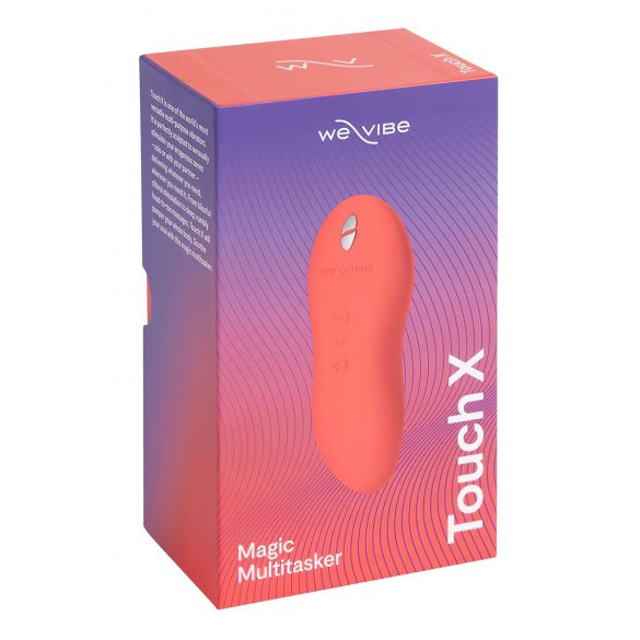 We-Vibe Touch X - vodoodporen klitorisni vibrator za polnjenje (koralna barva) 