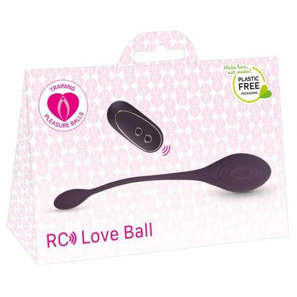 You2Toys RC Love Ball - radijsko vodeno vibrirajoče jajce za polnjenje (vijolična)
