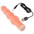 You2Toys - peachy! mini kroglice - biserni vibrator za polnjenje (breskev) 