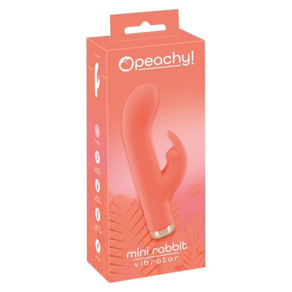 You2Toys - peachy! mini zajček - vibrator zajček za polnjenje (breskev) 