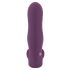 Javida RC - radijsko vodeni klitorisni vibrator z dvema funkcijama, ki ga je mogoče polniti (vijolična)