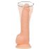 Naked Addiction Rotating 8 - brezžični vrtljivi vibrator (20 cm) - naravni 