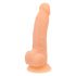 Naked Addiction Rotating 8 - brezžični vrtljivi vibrator (20 cm) - naravni 