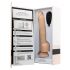 Naked Addiction Thrusting 9 - brezžični, radijsko vodeni vibrator za potiskanje - naravni (23cm) 