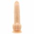 Naked Addiction Thrusting 9 - brezžični, radijsko vodeni vibrator za potiskanje - naravni (23cm) 