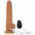 Naked Addiction Thrusting 9 - brezžični, radijsko vodeni vibrator za potiskanje - temen (23cm) 