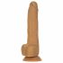 Naked Addiction Thrusting 9 - brezžični, radijsko vodeni vibrator za potiskanje - temen (23cm) 