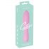 Cuties Mini 3 - Vodoodporen vibrator z rebri (roza) 