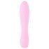 Cuties Mini 3 - Vodoodporen vibrator z rebri (roza) 