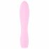 Cuties Mini 3 - Vodoodporen vibrator z rebri (roza) 